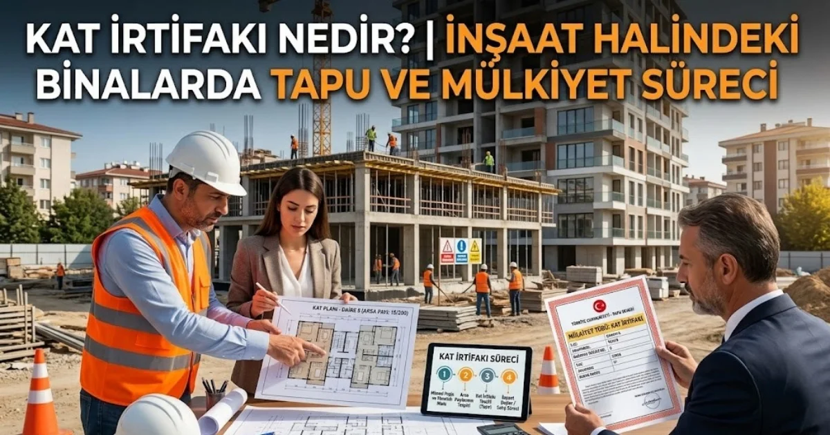 Kat İrtifakı Nedir? Tapuda Ne Anlama Gelir, Kat Mülkiyetinden Farkı ve Yatırımcı Rehberi