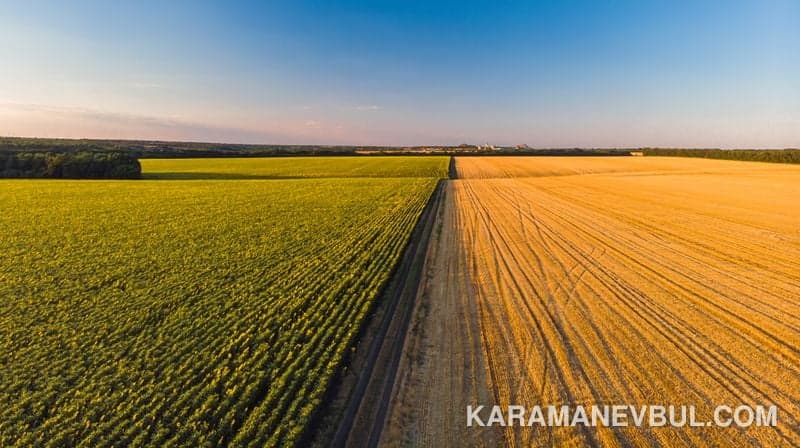 Karaman Yuvatepe Köyü asfalt sıfır Tarla. - Resim 1